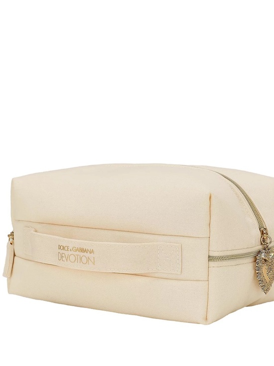 Dolce & Gabbana Handbags - Dolce & Gabbana Sacred Heart Emblem Large Devotion Cosmetic Bag Pouch Cream